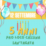 12 Settembre: La Pro-loco di Cassina compie 5 anni