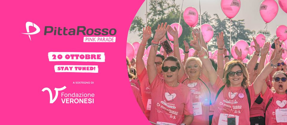 20 Ottobre: Pink Parade di PittaRosso per Fondazione Veronesi